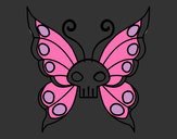 Coloring page Emo butterfly painted bySheeza