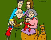 Coloring page Family  painted bySheriff 