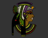 Coloring page Cleopatra profile painted bySherry855