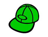 Coloring page Peaked cap painted byCarmen