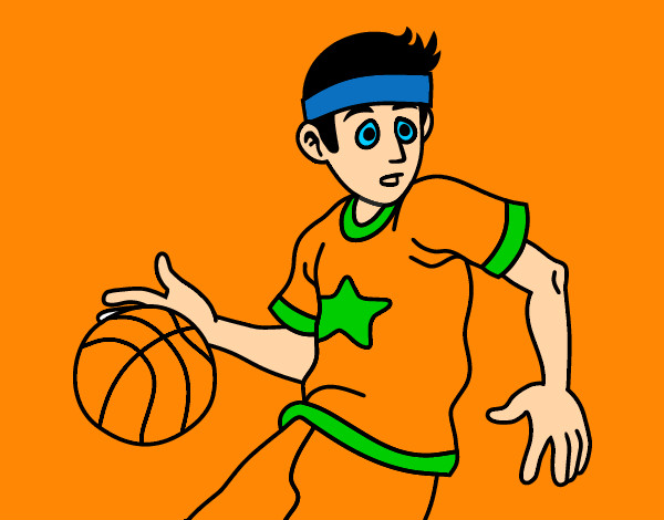 Junior basketball player