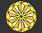 Coloring page Mandala 41 painted bybjzizxby