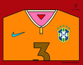 Coloring page Brazil World Cup 2014 t-shirt painted bygrandsons