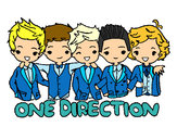 Coloring page One direction painted byBigricxi
