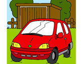 Coloring page Car in the country painted byBigricxi