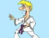 Coloring page Karate painted byBigricxi