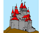 Coloring page Medieval castle painted byBigricxi