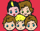 Coloring page One Direction 2 painted bynerdybird