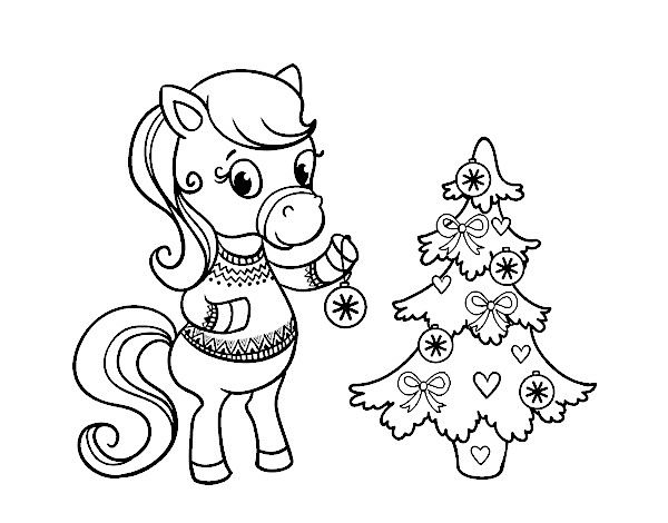 Christmas pony