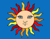 Coloring page Sun painted byShebear
