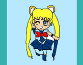 Coloring page Sailor Moon painted byMeli