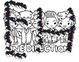 Coloring page One direction painted byMeli