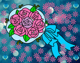 Coloring page Bunch of gardenia painted byshaji