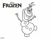 Frozen Olaf dancing