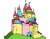 Coloring page Medieval castle painted byJubblyRuss