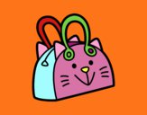 Cat face handbag