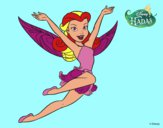 Coloring page Disney Fairies - Rosetta painted byannabelle