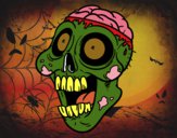Coloring page Bad zombie painted byShelbyGee