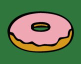 Coloring page Doughnut painted byShelbyGee