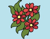 Coloring page Little flowers painted byShelbyGee