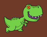 Coloring page Tyrannosaurus painted byShelbyGee