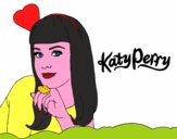 Coloring page Katy Perry painted byredhairkid