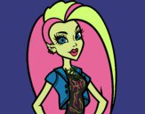 Coloring page Monster High Venus McFlytrap painted byShelbyGee