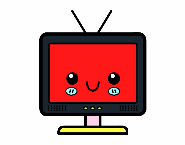 Television with antenna