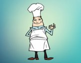 Coloring page Kitchen chef painted bybarbie_kil