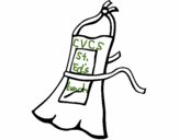 Coloring page Apron painted byMrsK