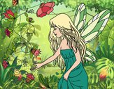 Coloring page Sylph painted byLala B