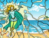 Coloring page Heroine Storm painted byLala B