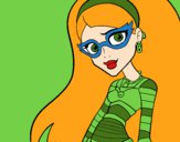 Coloring page Monster High Ghoulia Yelps painted bySydney