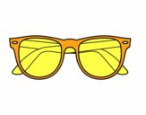 Coloring page Sunglasses painted bySydney