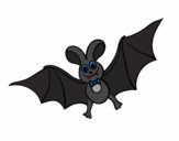 Coloring page Children bat  painted byjody