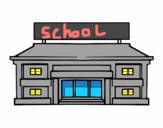 Coloring page Elementary school painted byCubeGames