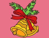 Coloring page Christmas bells painted byTheColor