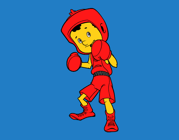Boxer little boy