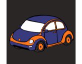 Coloring page Modern car painted byECHO