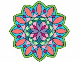 Coloring page Mandala 20 painted byLilypop