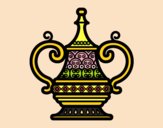 Coloring page Arabic vase painted bynelli00949