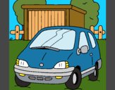 Coloring page Car in the country painted bypinkrose