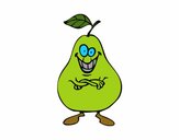 Coloring page Mr. pear painted byTraci 