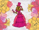 Coloring page Period fashion painted byCharlotte