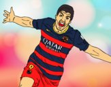 Suárez celebrating a goal