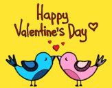 Coloring page The Valentines Day painted byTheColor