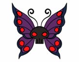 Coloring page Emo butterfly painted byxermes123