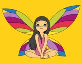 Coloring page Fantastic fairy painted byKArenLee