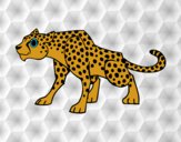 Coloring page A Cheetah painted byponee59