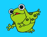 Coloring page A toad painted byKArenLee